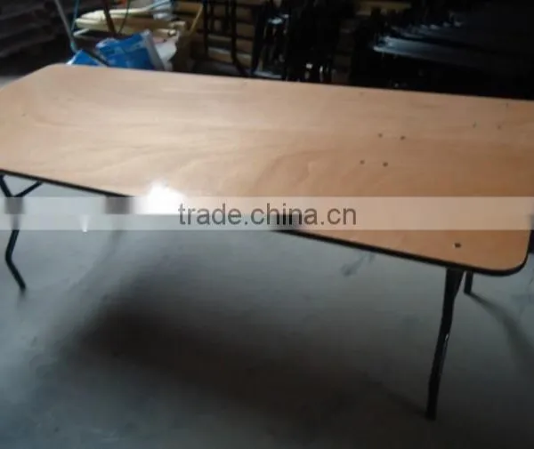 Outdoor Rectangle Wooden Folding Table photo-2