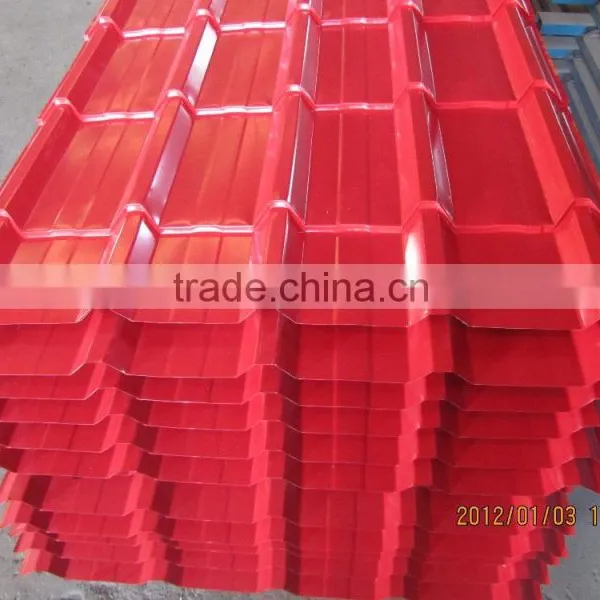 Glazed Roofing Sheet For Industrial and Civil Buildings, Warehouse;