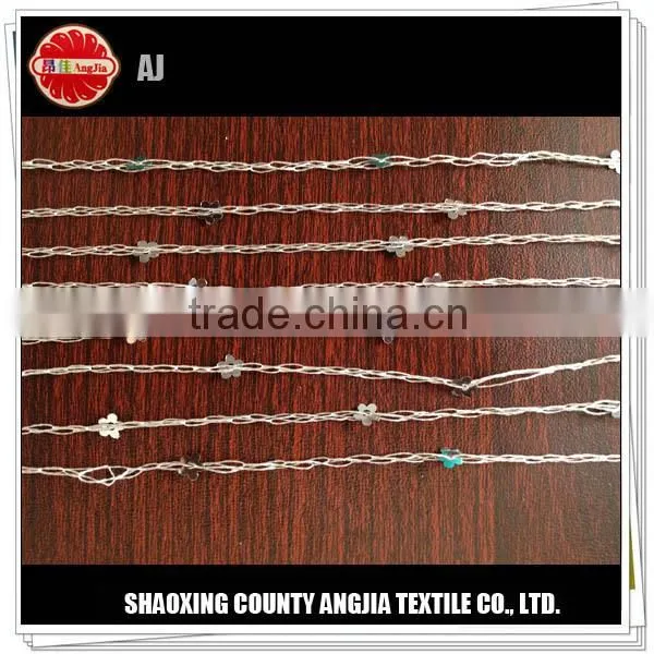 2-6mm Spun Sequin Yarn Knitting Weaving and Sewing photo-5