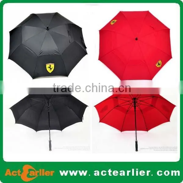 Custom Print Promotional Straight Automatic Big Golf Umbrellas photo-6