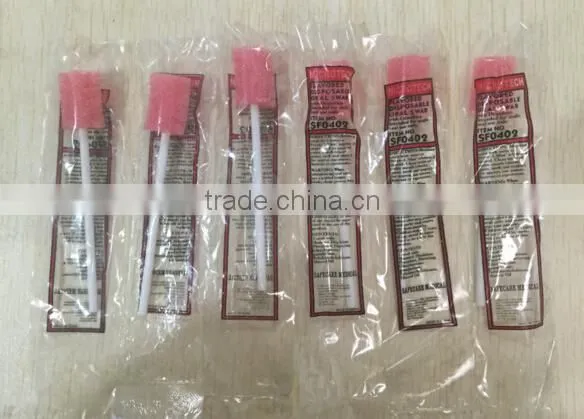 Disposable Medical Sponge Stick Disposable Oral Swabs