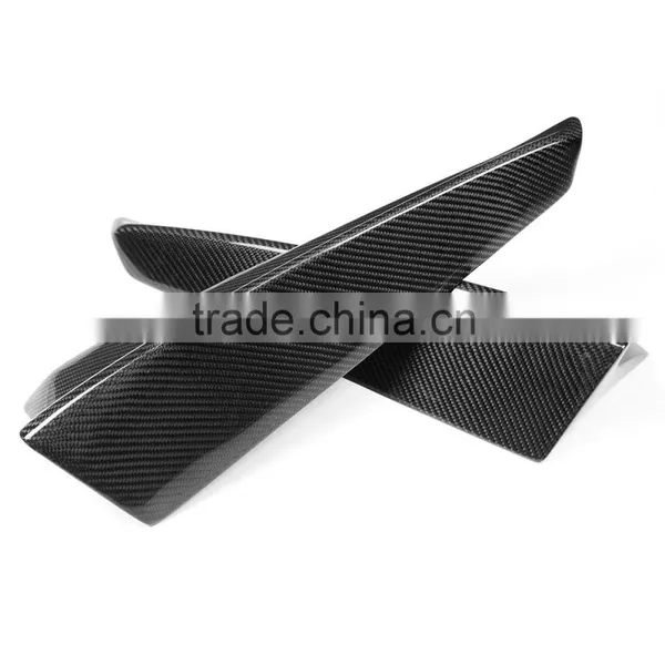 JC Sportline Car Carbon Fiber Auto Rear Splitter Apron Flps for Jaguar XE 2015 2016 photo-3