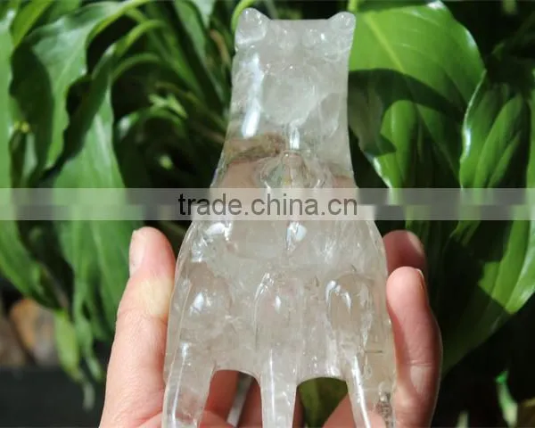 Water-Clear Natural Crystal Carving Dragon photo-2
