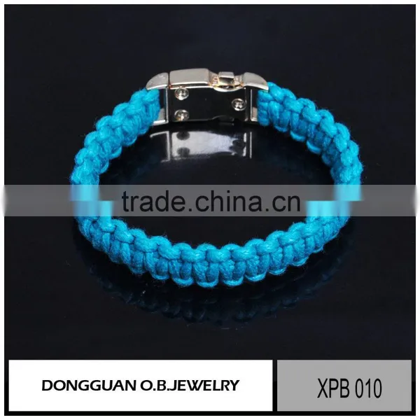 Fashion 316I Stainless Steel Bracelet for Women/blue Color Rope Bracelet photo-2
