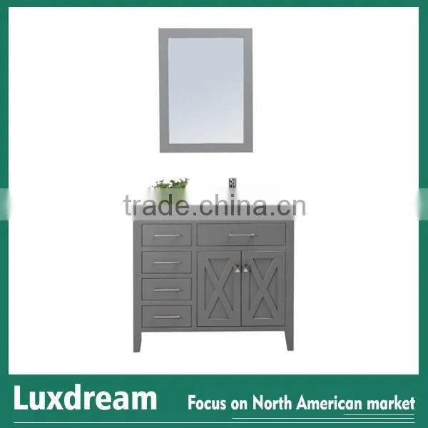 36'' Hot Sales North American Style Bathroom Vanity With Mirror