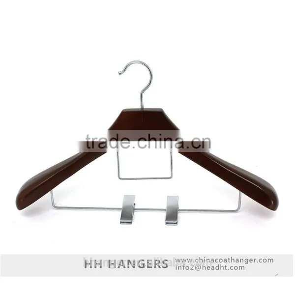Antique Wooden Suit Hanger ,Valley Head Style Pine, Half Shiny Style, Wooden Clothes Hanger photo-6