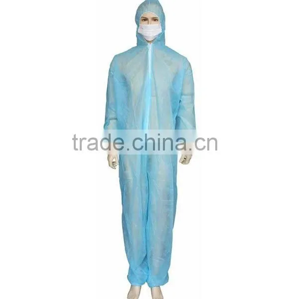 Dark Blue Safety Work Wear Polypropylene Disposable Coveralls photo-5
