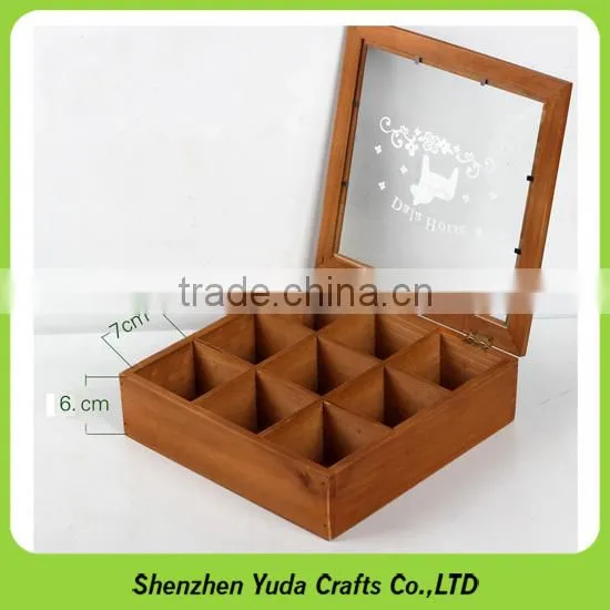 Mini Solid Wood Rectangular Storage Case Desktop Make Mdf Box for Sale photo-5