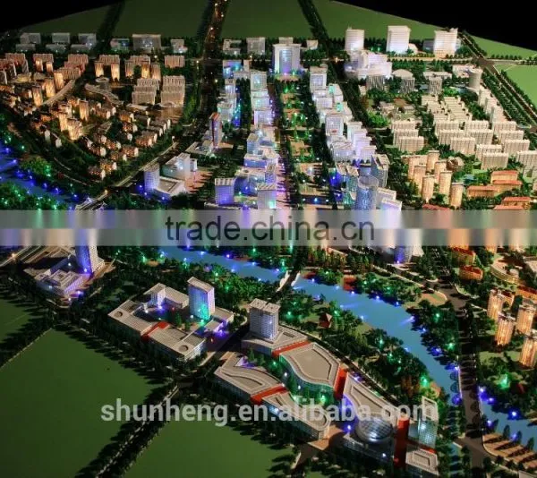 City Centre Planning Program Miniature Building Model Maquette photo-2