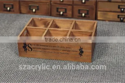 Man Make Multifunction High Quality Customized Wooden Box Without Lid photo-6