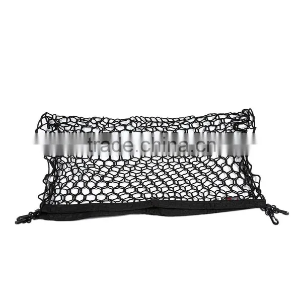 70 * 70cm Car Trunk Interior Mesh Net Storage Bag Luggage Holder 4 Hooks photo-5