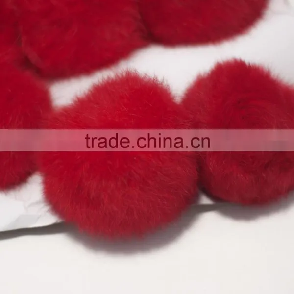 Factory Price Rabbit Fur Poms for Keychain photo-5