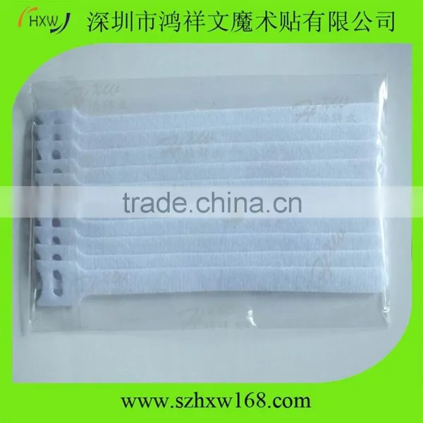 Wholesale Colored 12*150mm 10pcs per Polybag Hook And Loop Cable Tape photo-4