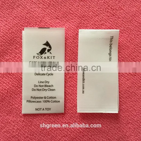 Washing Care Label With Double Sides Printing photo-5