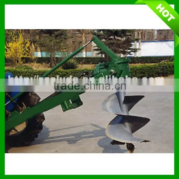 Hydraulic Post Hole Digger Mounted on Tractor photo-2