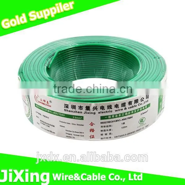PVC Insulated Copper Conductor Electrical Wiring for House photo-2