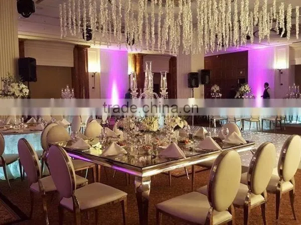Hotel Furniture Fashion Used Stainless Steel Dining Chair photo-4
