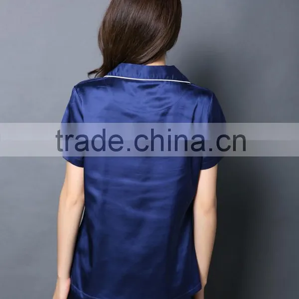 Contra Lux WoMen's Silk Pajama Manly & Elagant Short PJ Set photo-5