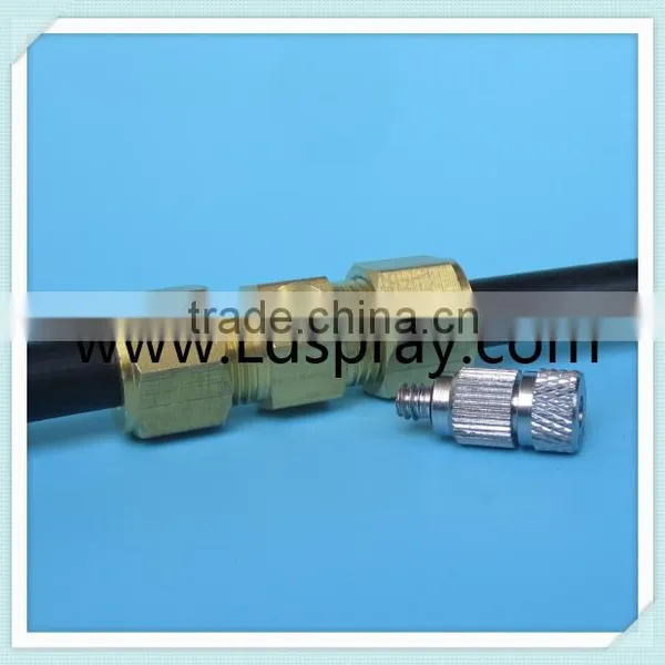 Thread Through Type of Brass Mist Fog Nozzle Holder With One Hole 10/24" or 3/16" Size photo-2