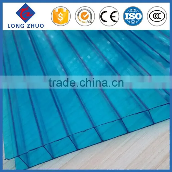 6mm Twin Wall Hollow Sheet Polycarbonate Sunshine Sheet