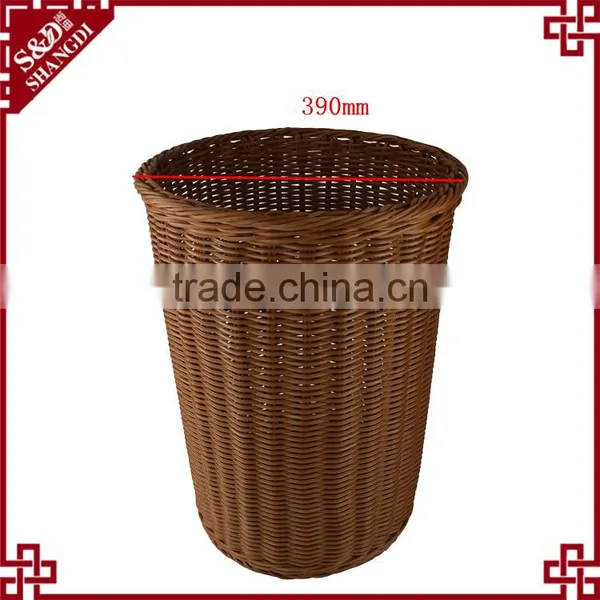 Hotel Home Daily Used Handcraft pe Rattan Laundry Clothes Toy Storage Box Plastic photo-2
