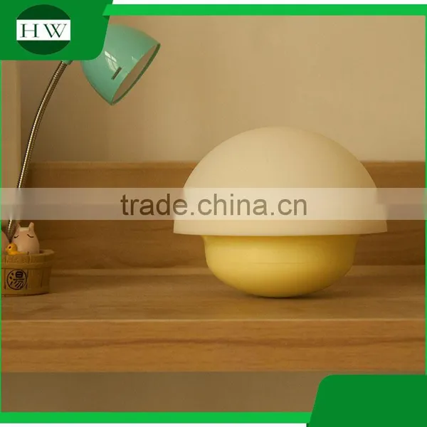 7 Color Battery Powered & USB Dimmable LED Night Light Mushroom Shaped and Tumbler Colorful Bedside Touch Sensor Kids Lamp photo-2
