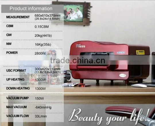 Combo Shapes 3D Sublimation Heat Press Machine (AHP01) photo-4