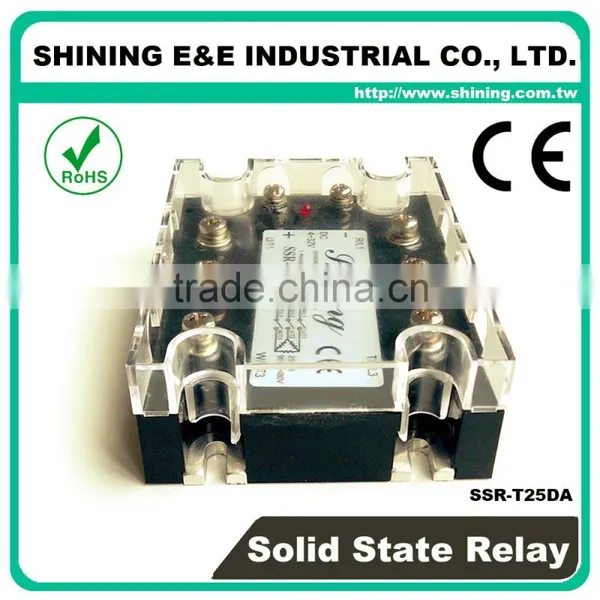 SSR-T25DA SSR Heat Sink Mounting General Solid State Relay 24VDC photo-3