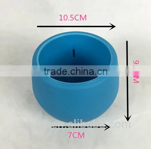 Self Watering Coloured Round Cute Flower Pot Mini Cup photo-5