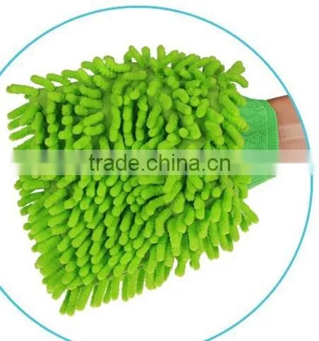 Small Order Stock Strong Absorb Shenil Double Side Home Cleaning Gloves photo-3