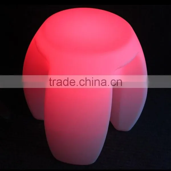Made in China Bar Stool Colorful Plastic Rechargeable Led Kitchen Bar Chair photo-3