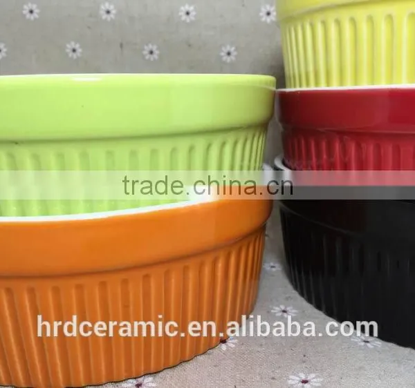 Stocked Colorful Round Shape Sala Bowl,ceramic Soup Bowl for Microwave Oven photo-3