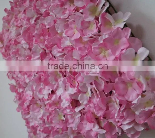 Artificial Pink Hydrangea Flower Mat Flower Carpet photo-2