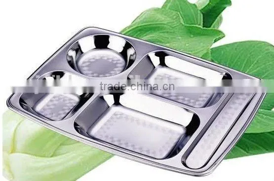 SS18/8 Stainless Steel Fast Food Tray photo-2