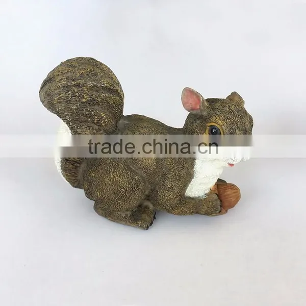 Custom Resin Artificial Ground Squirrel Figurine Christmas Decoration photo-2