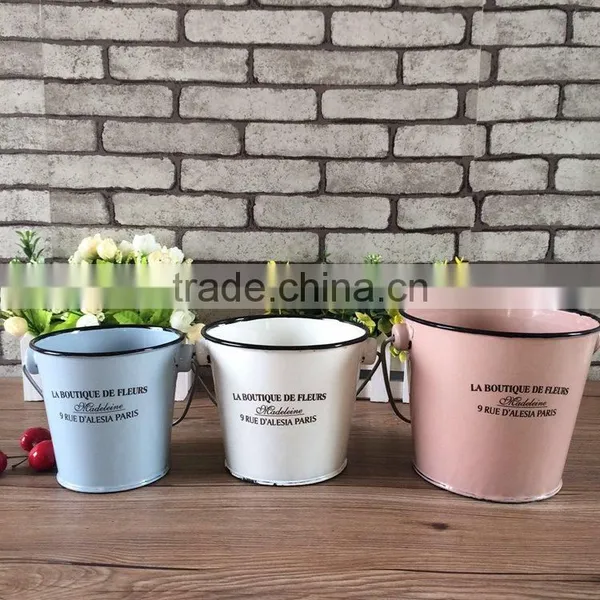 Galvanized Metal Bucket Drinking Beer Houseware Ice Bucket photo-2