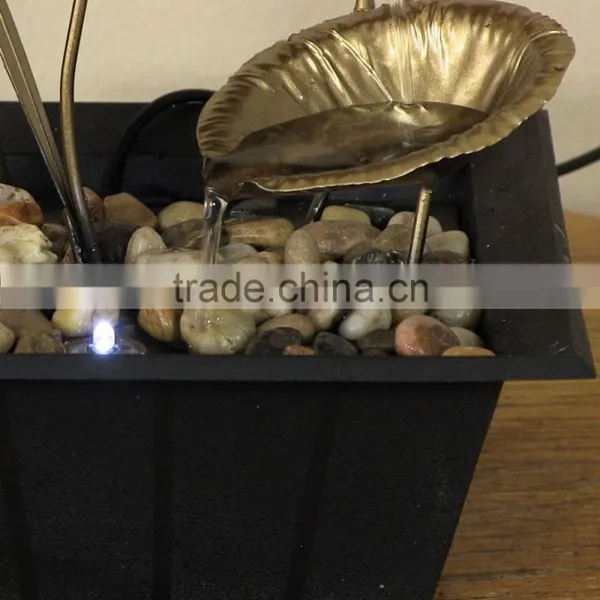Four Leaf Cascading Tabletop Fountain photo-5