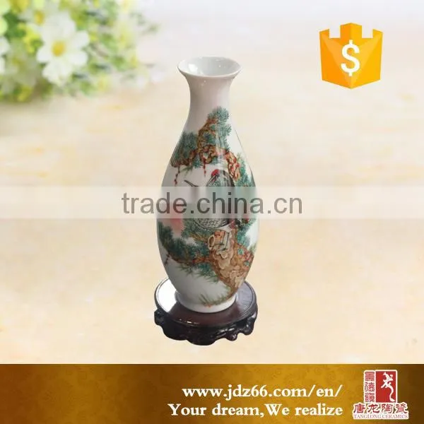 Hot Selling Painting Designs Small Ceramic Flower Vase photo-3