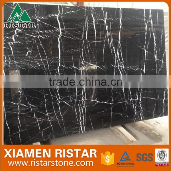 Nero Oriental Black Marble Tile and Slab photo-3