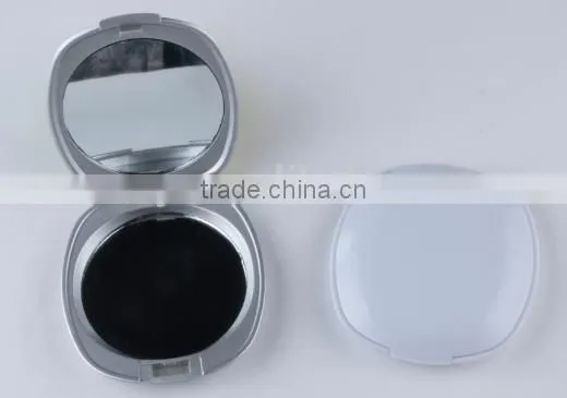 Plastic Round Folding Double Sided Mirror Pocket Mirror photo-3