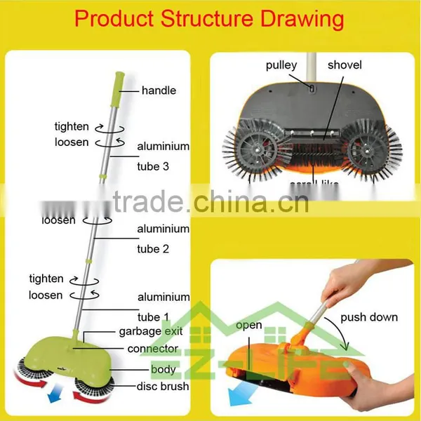 2017 G3 Home Scrubber Machine Hand Manual Household Used Floor Sweeper photo-3
