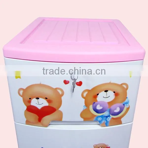 Happy Bear Kids Plastic Wardrobe photo-4