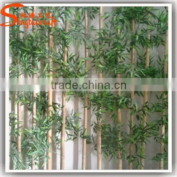 China Manufacturer Common Plastic Decorative Artificial Lucky Bamboo Fence for Sale photo-6
