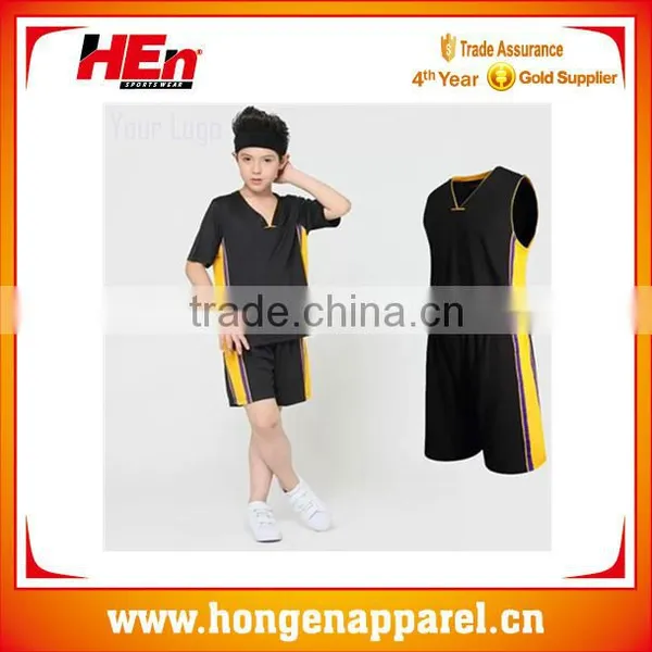 2016 Wholesale Cheap Youth Basketball Uniforms 2016 2016 Wholesale Dry Fit Cheap Sport Sets Basketball photo-3