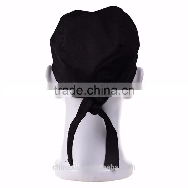 Black Waiter Baker Cooking Chef Hat Head Wrap photo-3