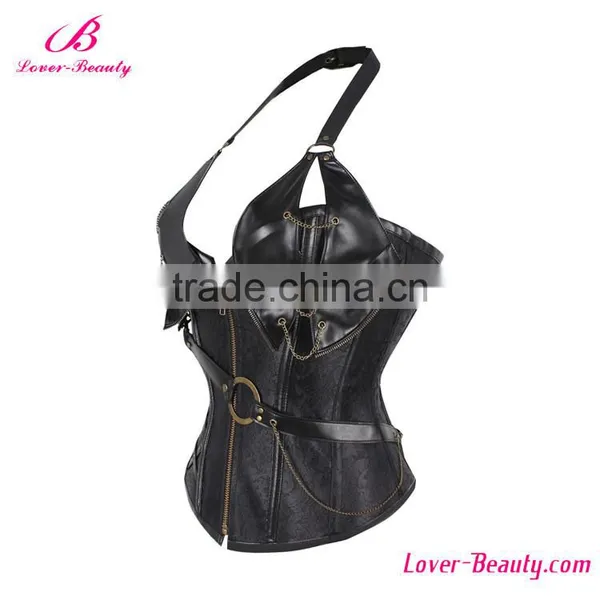14 Boned Steampunk Corset Body Shaper photo-2