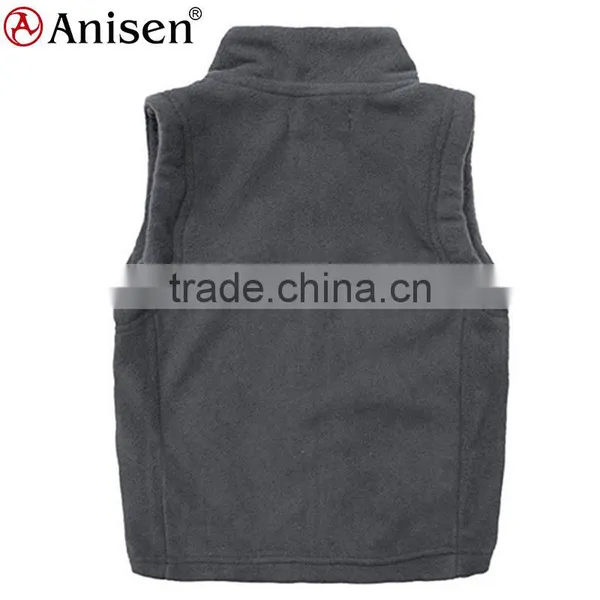 Oem Factory Fleece Custom Men Vest photo-5