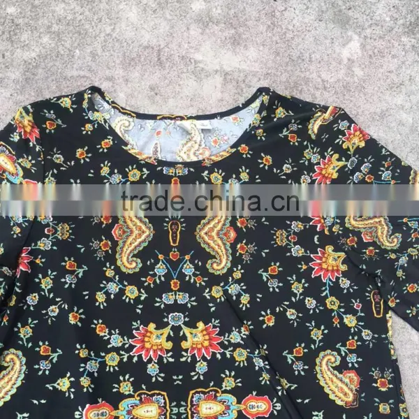 Women Latest Design Full Print T-shirts Stock Apparel photo-3