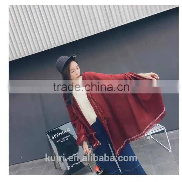 Women Winter Scarfs 2016 Plaid Cashmere Scarves New Designer Unisex Acrylic Basic Shawls Women's Scarves Big Size photo-2