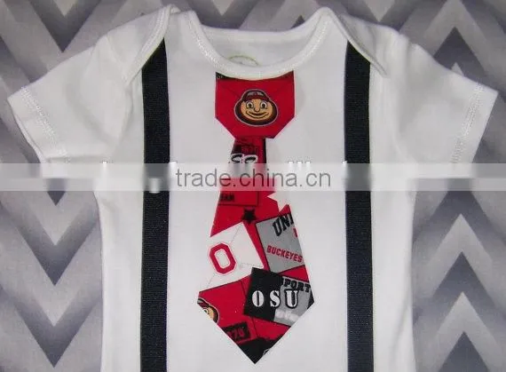 Newborn Baby 100% Cotton Clothes Baby Boys Infant Tie Rompers Toddlers Cute Clothes photo-3